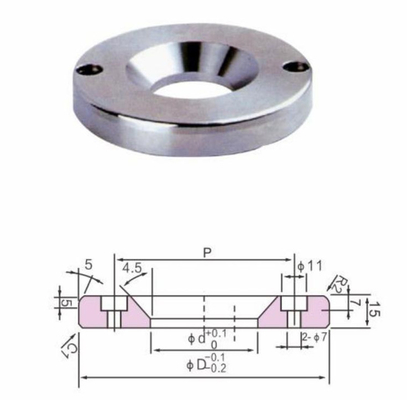 Pièces en plastique de moulage par injection de SKD61 DIN, MISUMI localisant des anneaux un type B