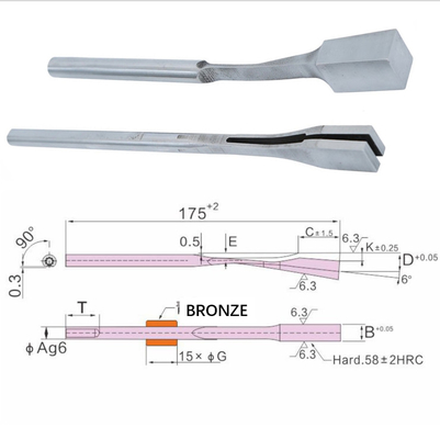 Le moulage par injection en plastique de nitruration partie le noyau jailli en acier de 1,8159 ressorts