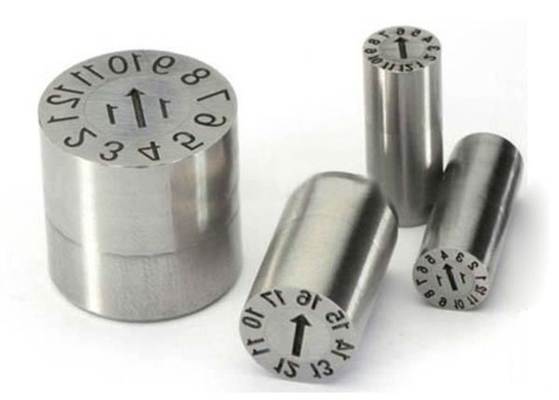 Pin droit de noyau de S136 Hasco, éjecteur de moulage par injection goupille avec graver la date de marqueur de date