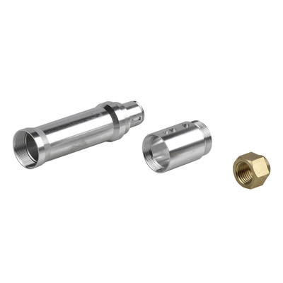 L'amende de rotation en aluminium de pièces de commande numérique par ordinateur de zinc a poli les composants tournés par précision pour l'équipement d'automation